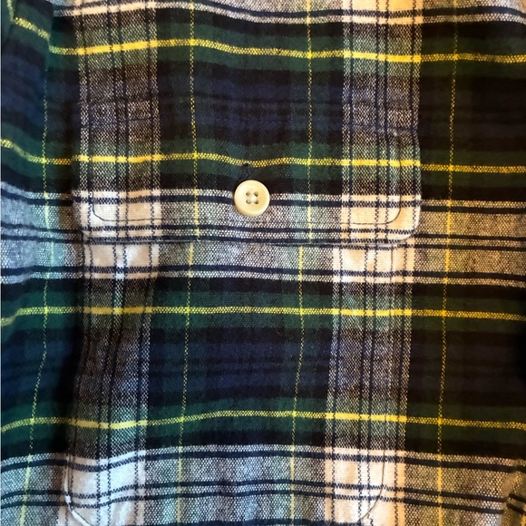 Taylor Stitch Plaid Shirt - Navy and Yellow - Picture 4 of 4